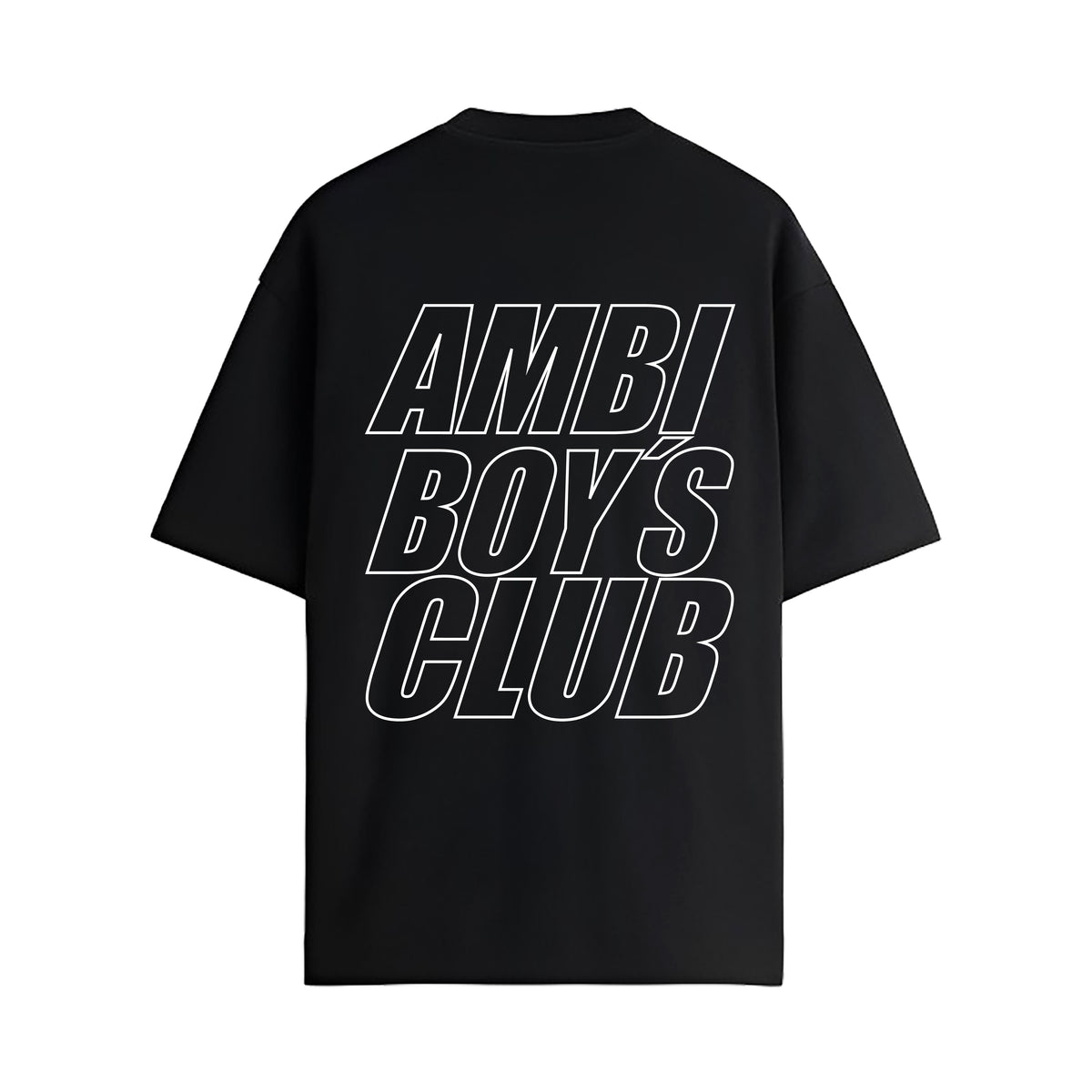 PLAYERA NEGRA - AMBI BOY´S CLUB