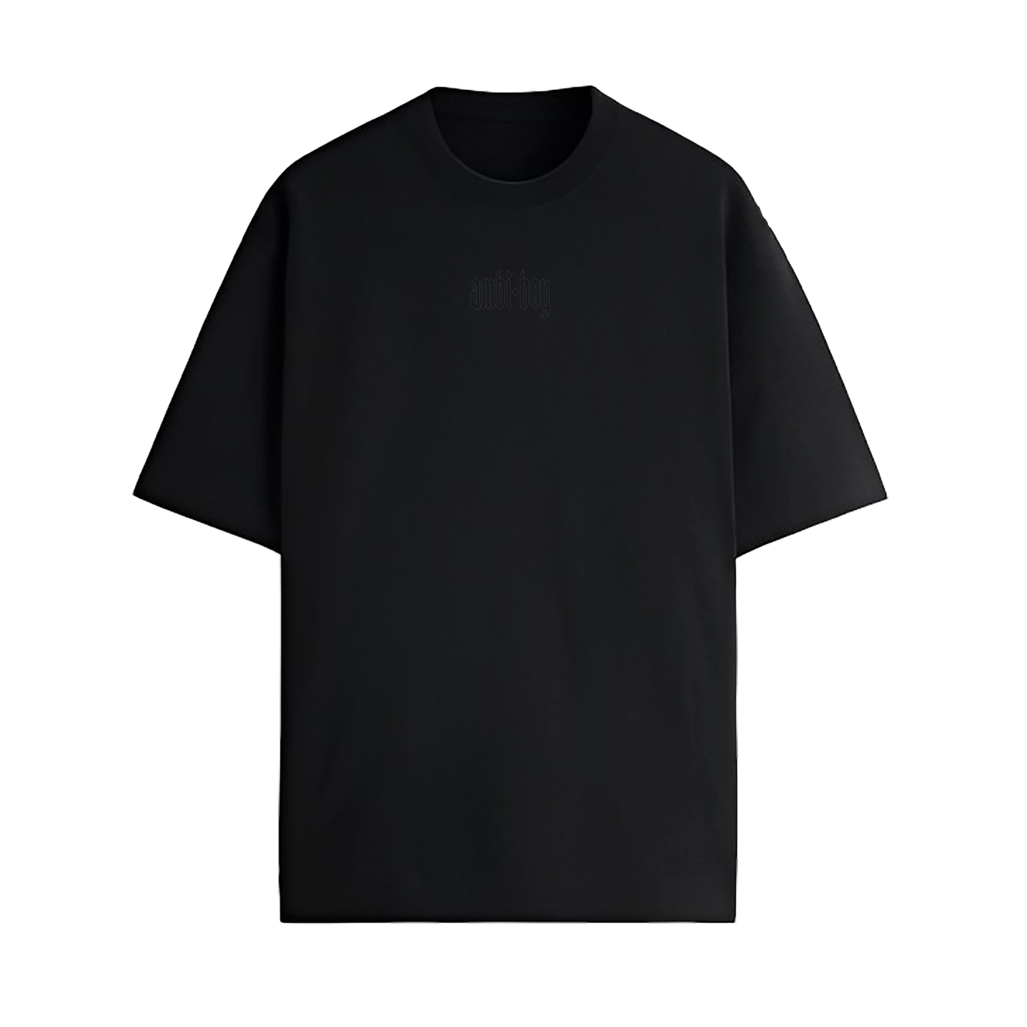 PLAYERA NEGRA - AMBI BOY ARCO CONTORNO NEGRO