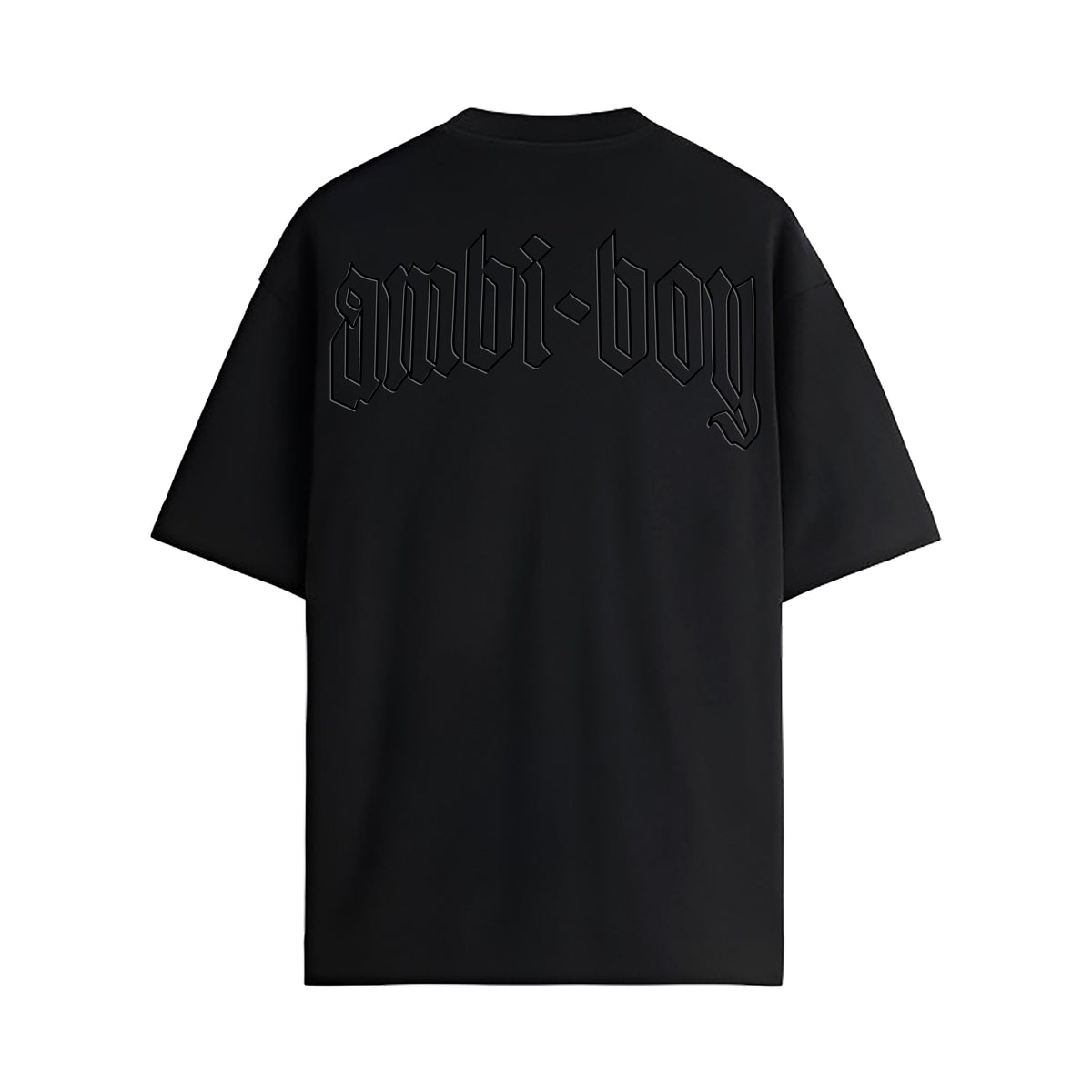 PLAYERA NEGRA - AMBI BOY ARCO CONTORNO NEGRO
