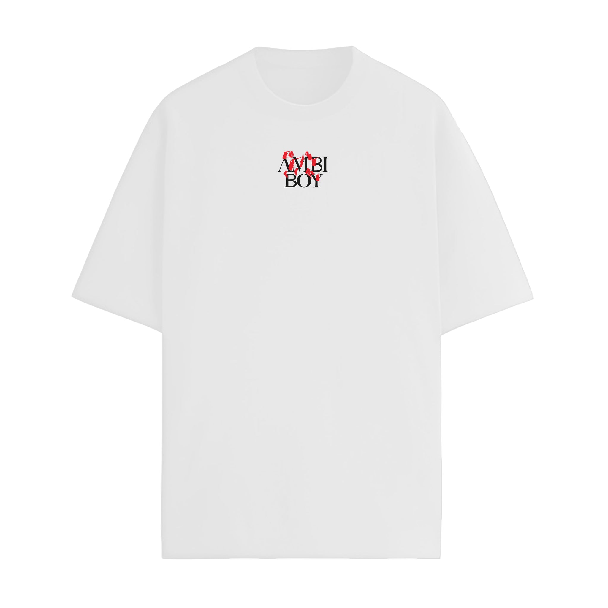 PLAYERA BLANCA - ESQUELETO SURF EN LLAMAS