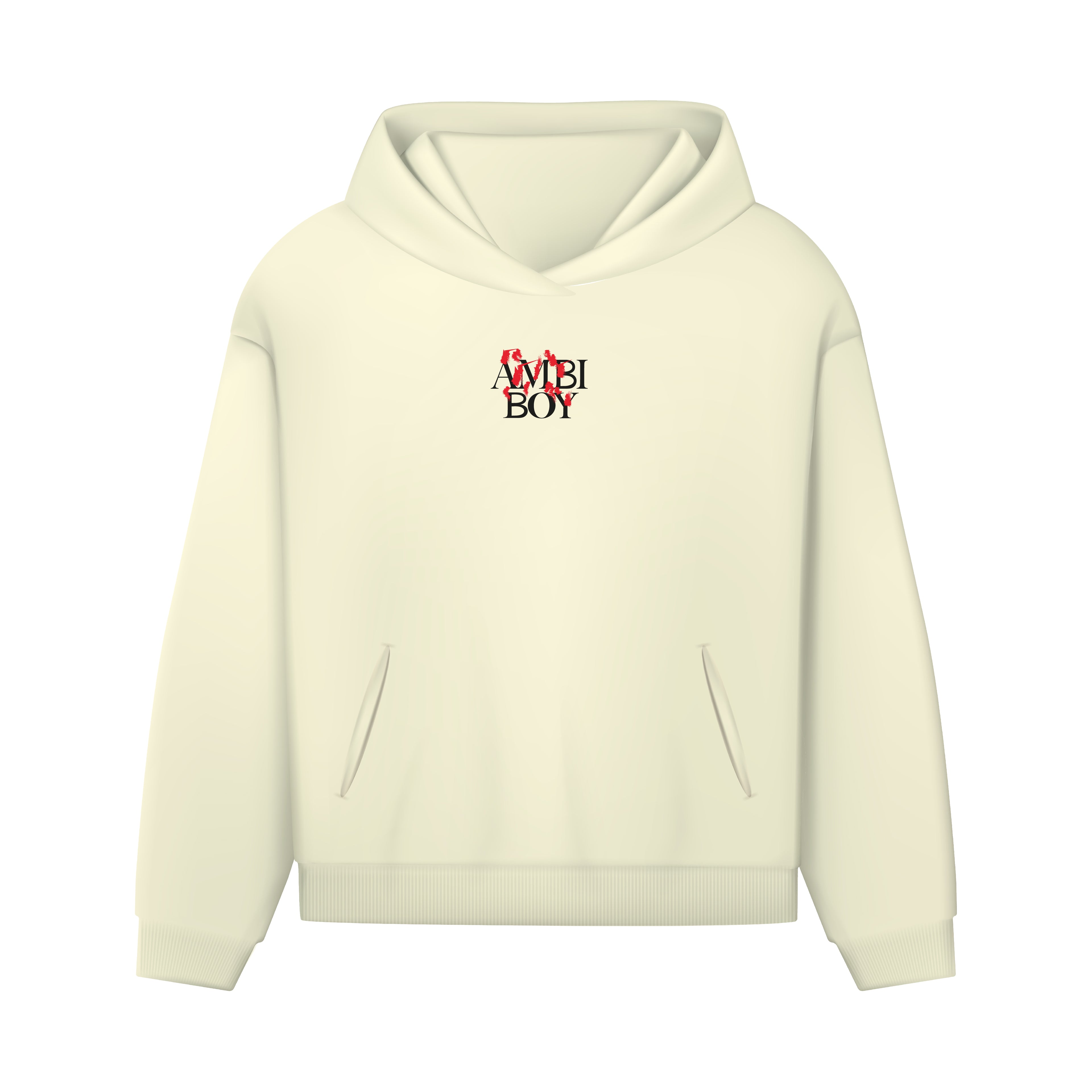 HOODIE HUESO - ESQUELETO SURF EN LLAMAS