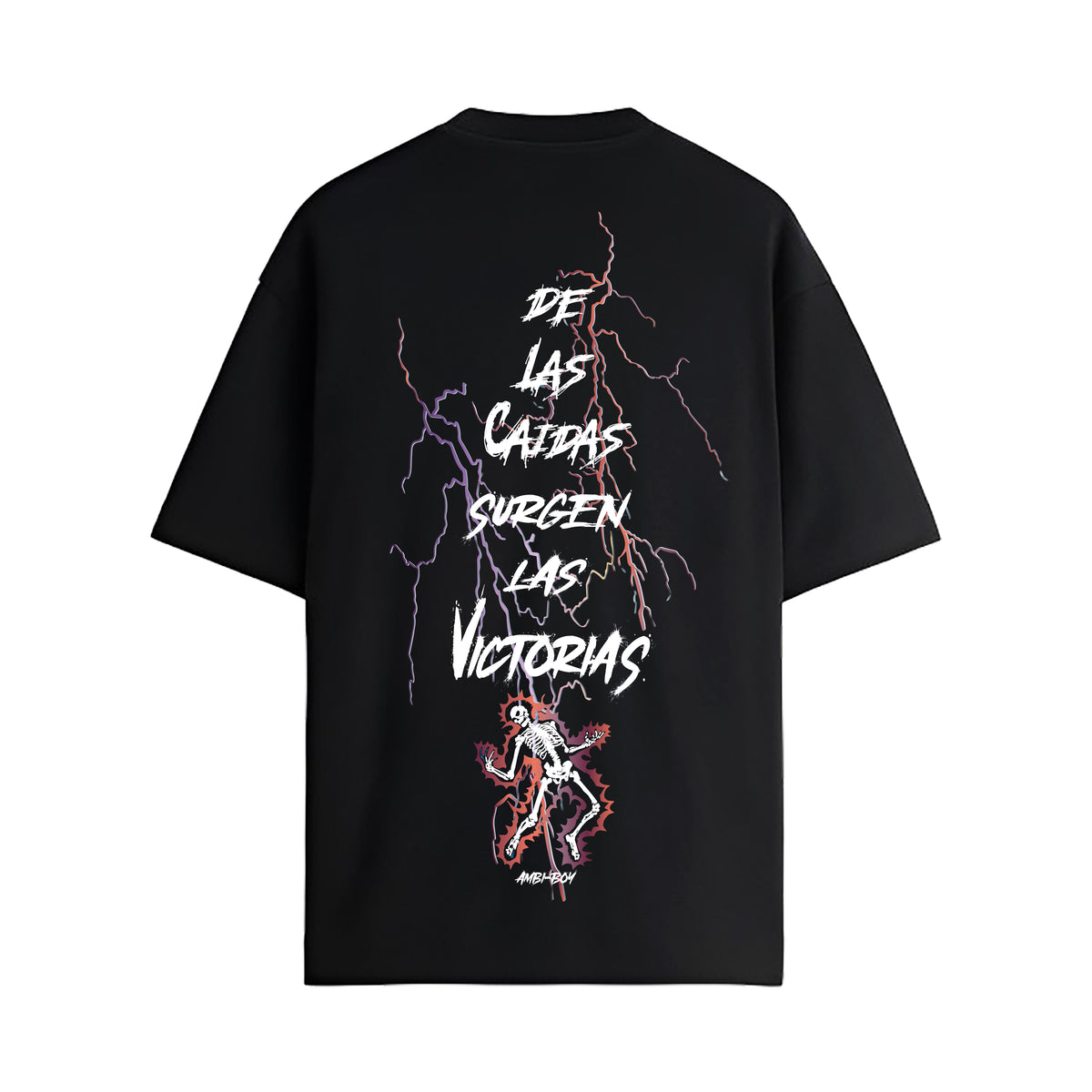 PLAYERA NEGRA - DE LAS CAIDAS SURGEN LAS VICTORIAS