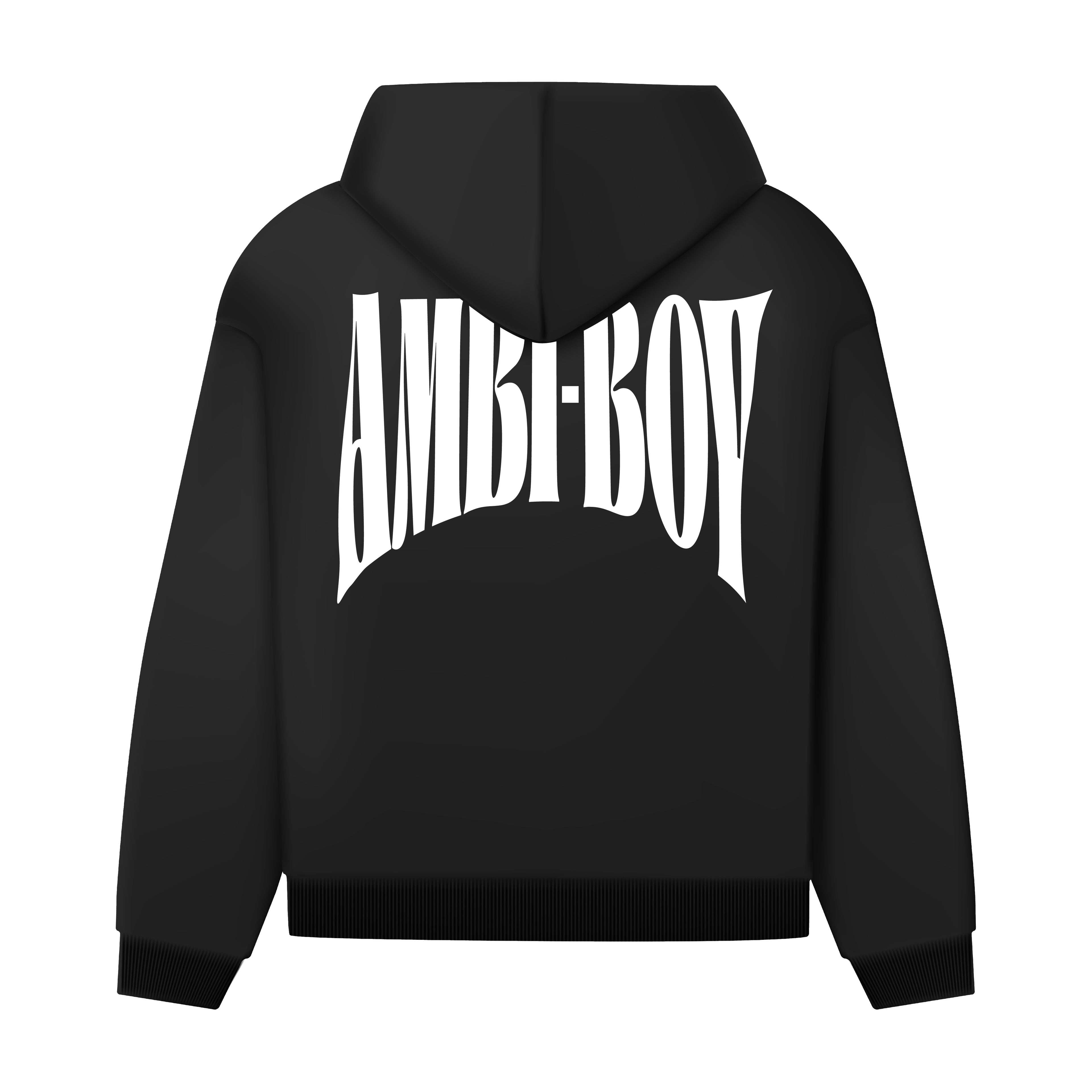 HOODIE NEGRA - AMBI BOY ARCO