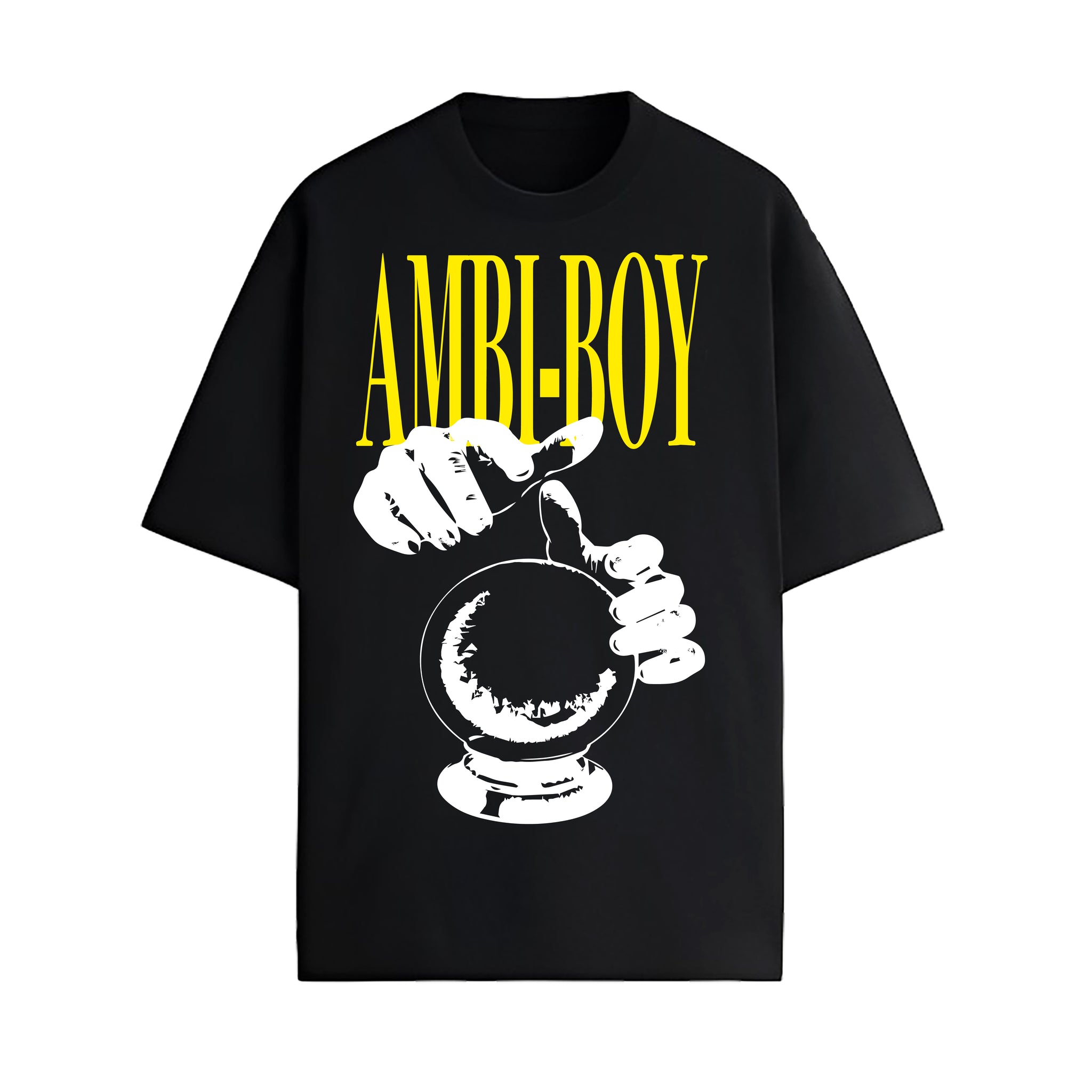 PLAYERA NEGRA - BOLA DE CRISTAL