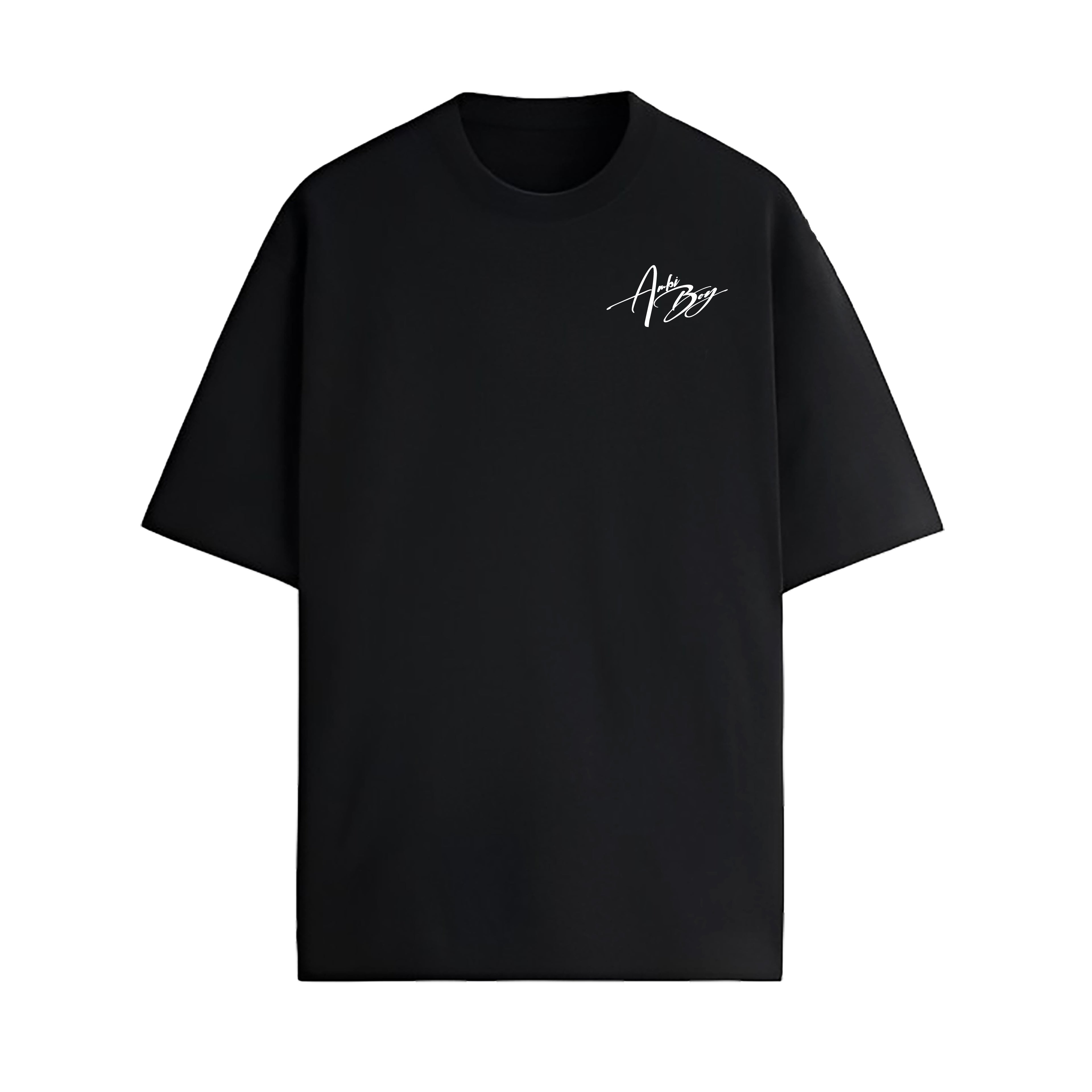 PLAYERA NEGRA - AMBI BOY FIRMA