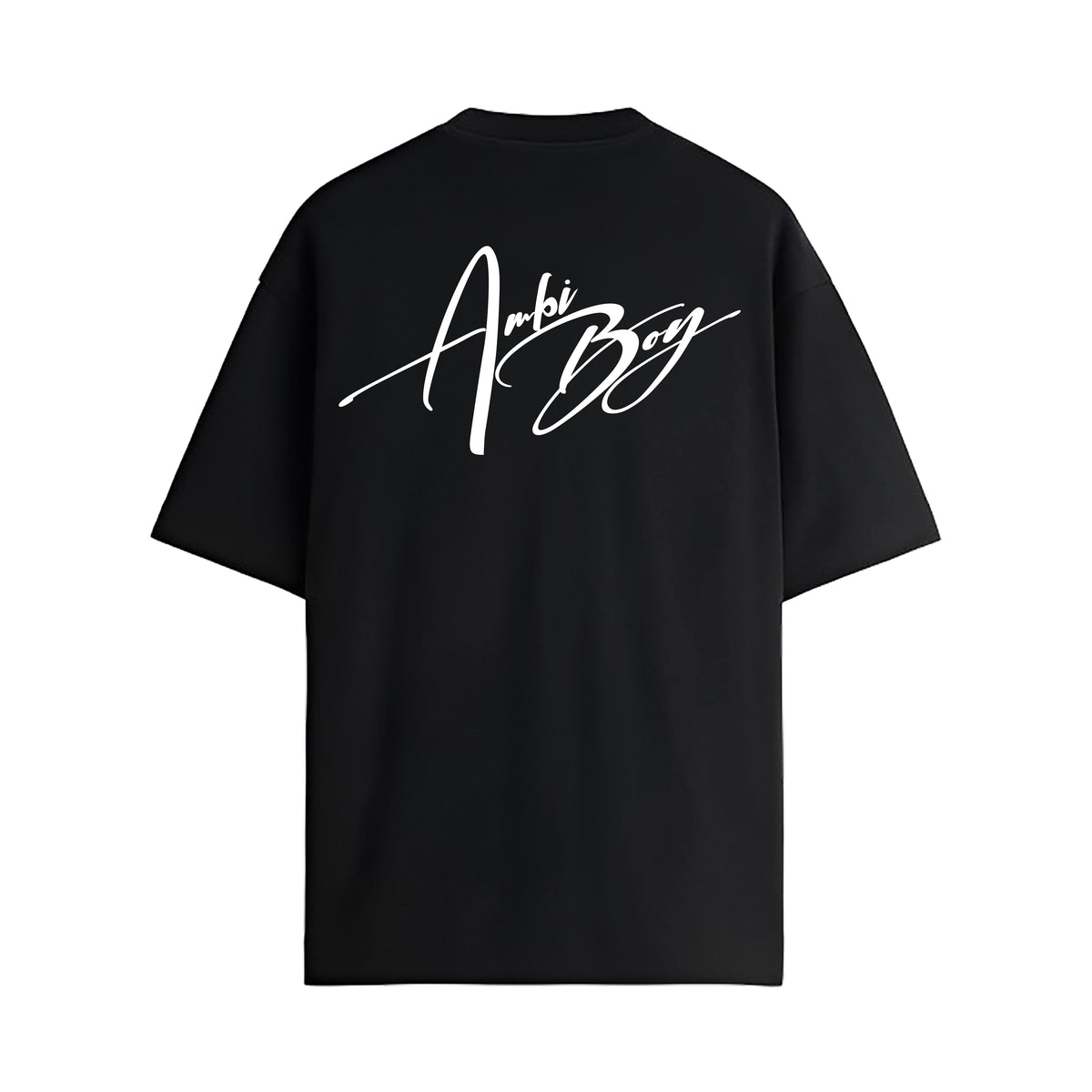 PLAYERA NEGRA - AMBI BOY FIRMA