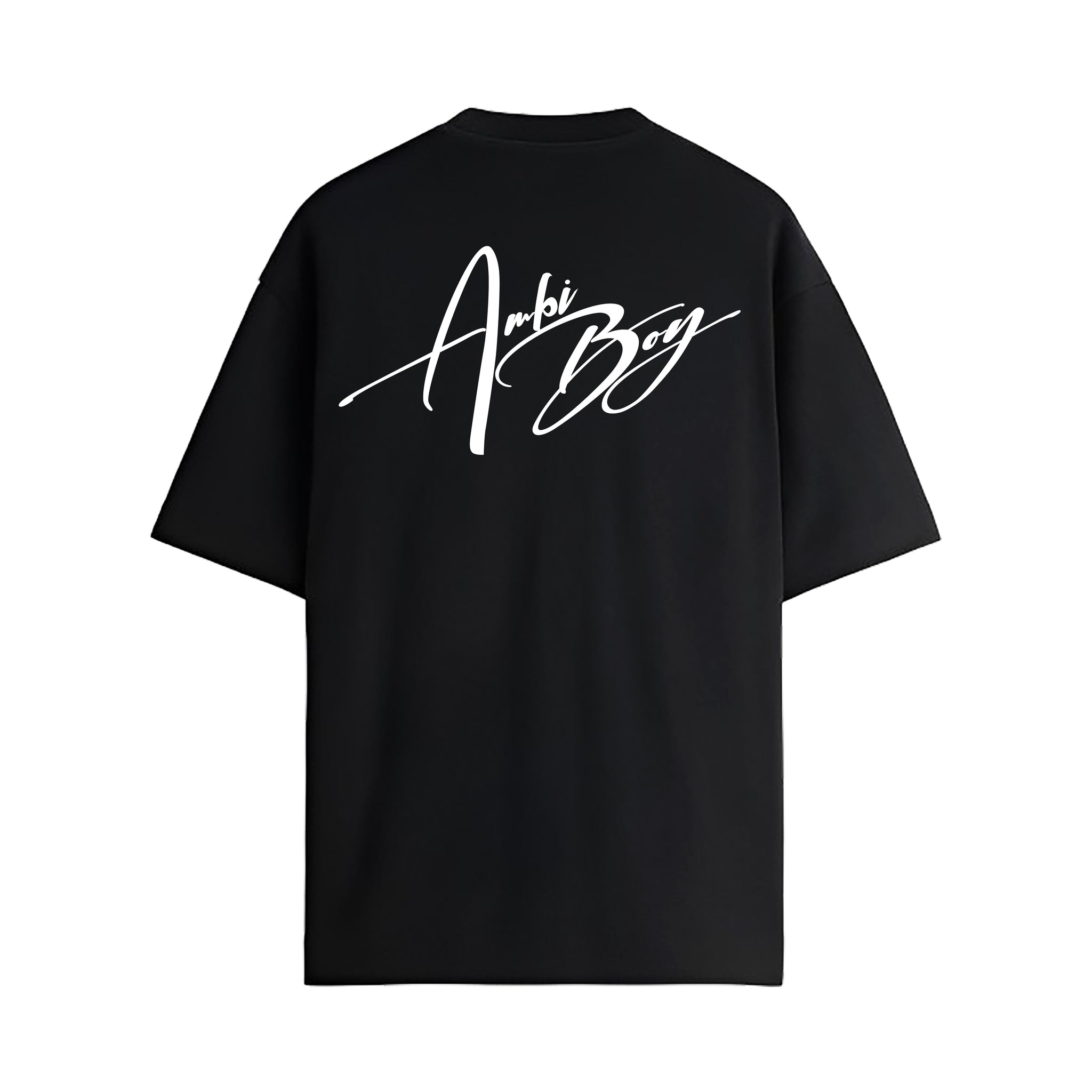 PLAYERA NEGRA - AMBI BOY FIRMA