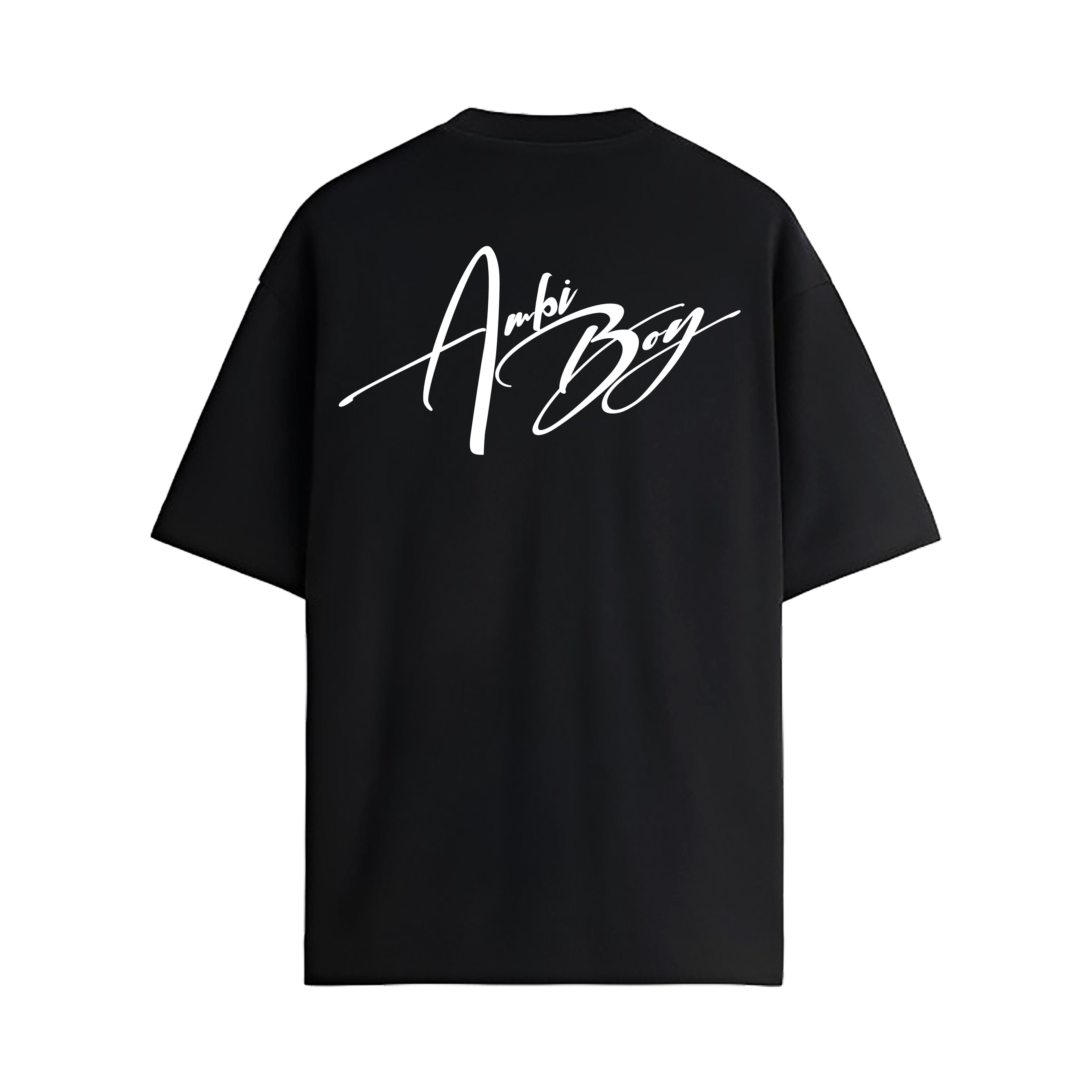 PLAYERA NEGRA - AMBI BOY FIRMA