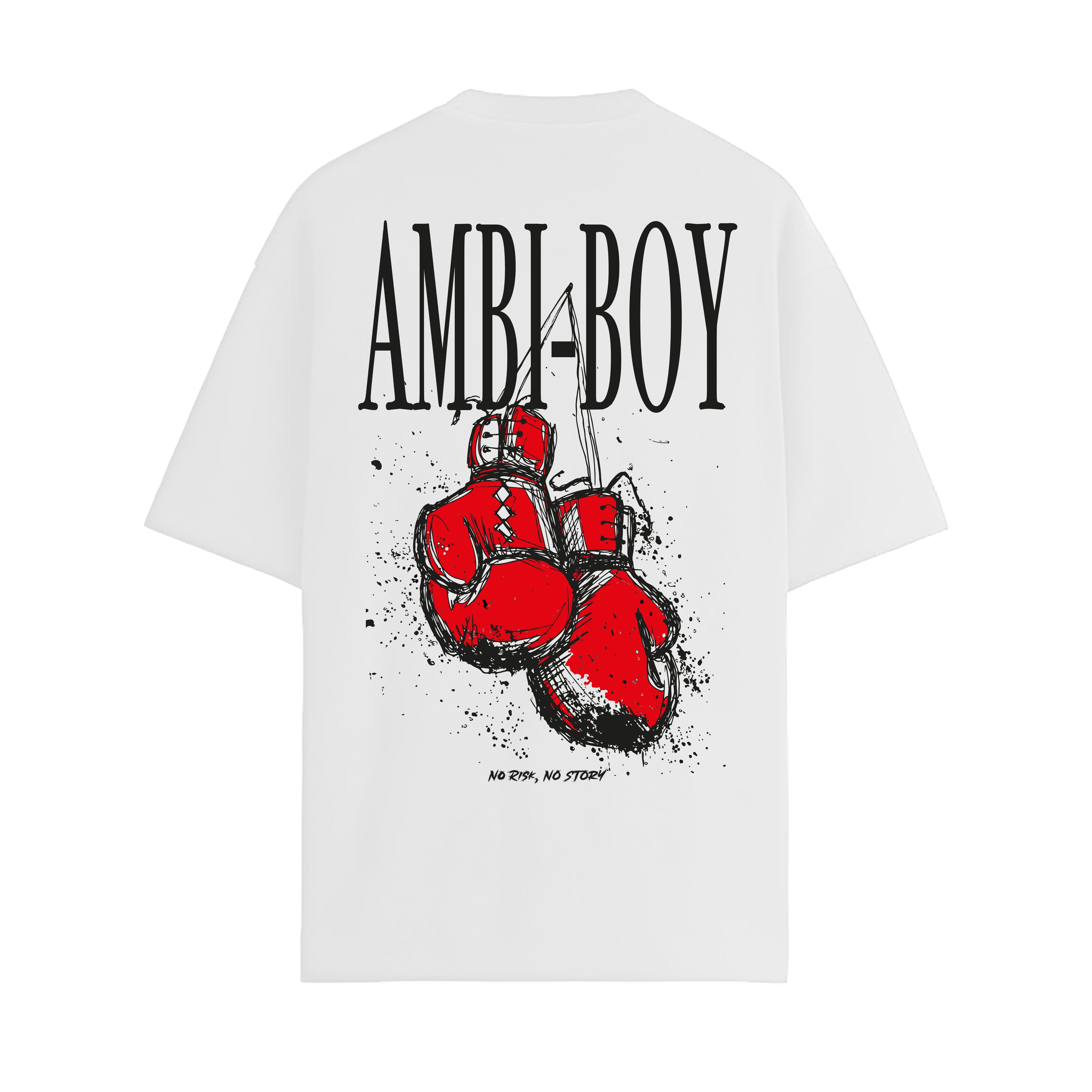 PLAYERA BLANCA - NO RISK NO STORY