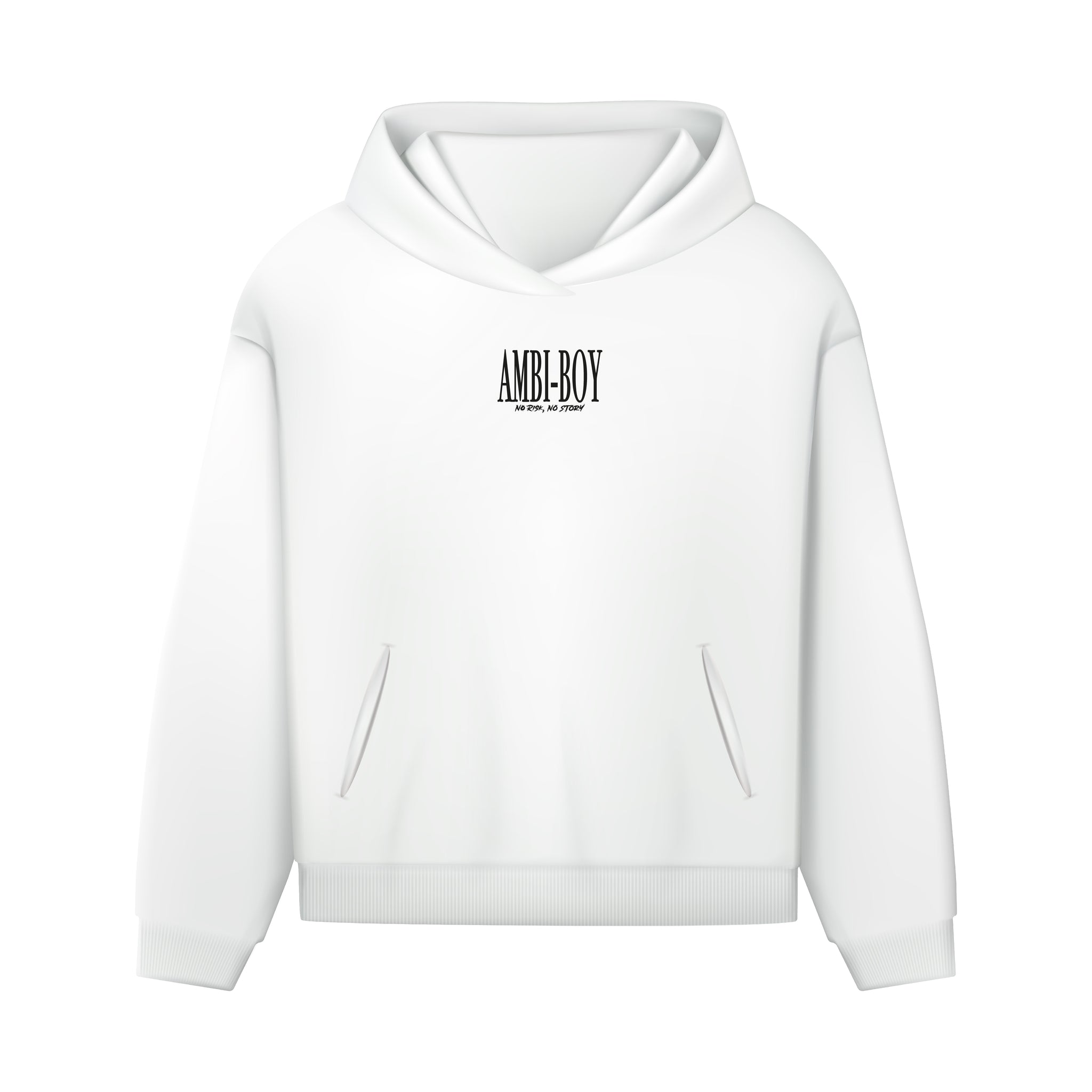 HOODIE BLANCA - NO RISK NO STORY