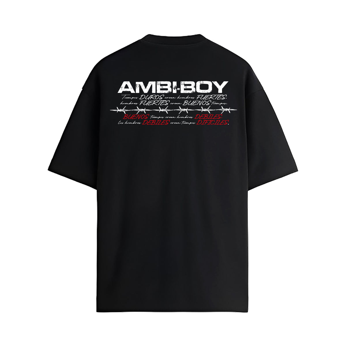 PLAYERA NEGRA - AMBI BOY PUAS